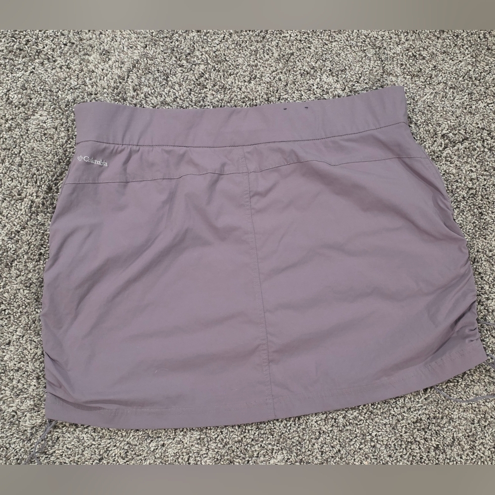 COLUMBIA SPORTSWEAR Dark Purple Casual Anytime Rouched Skort Size XL - Picture 3 of 7